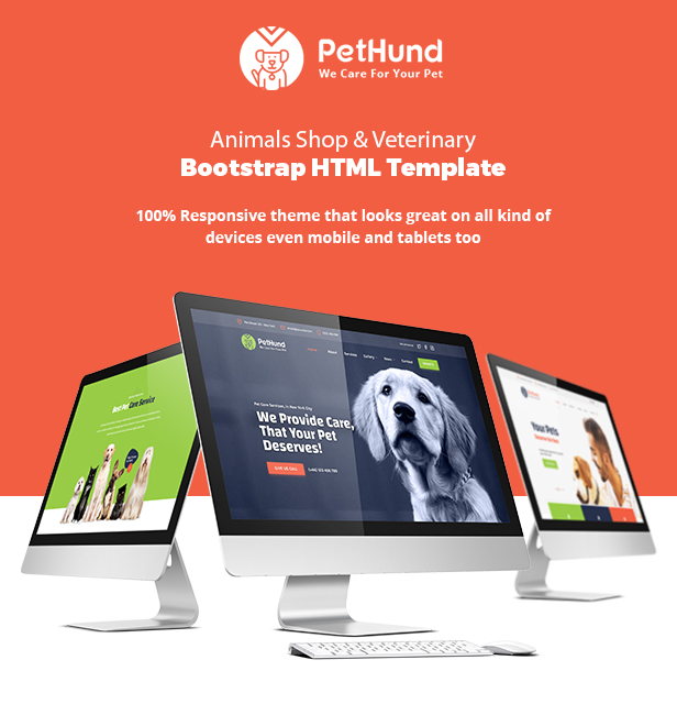 Pet Hund – Animals Shop & Veterinary HTML Template