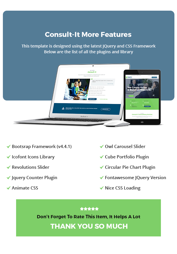 ConsultIt - Business Consulting and Investments HTML Template