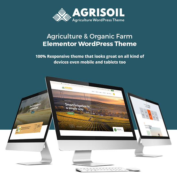 Agrisoil - PSD Template For Agriculture Farm & Farmers