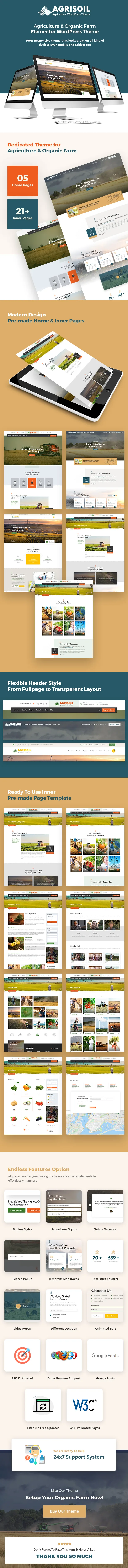 Agrisoil - Agriculture & Organic Farm WordPress Theme | Themeforest