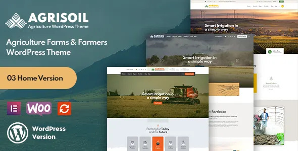 Agrisoil - Agriculture & Organic Farm WordPress Theme | Themeforest