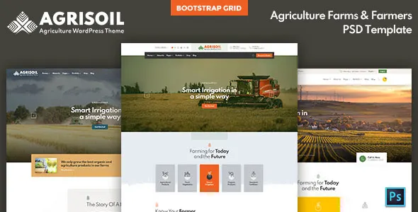 Agrisoil - PSD Template For Agriculture Farm & Farmers | Themeforest
