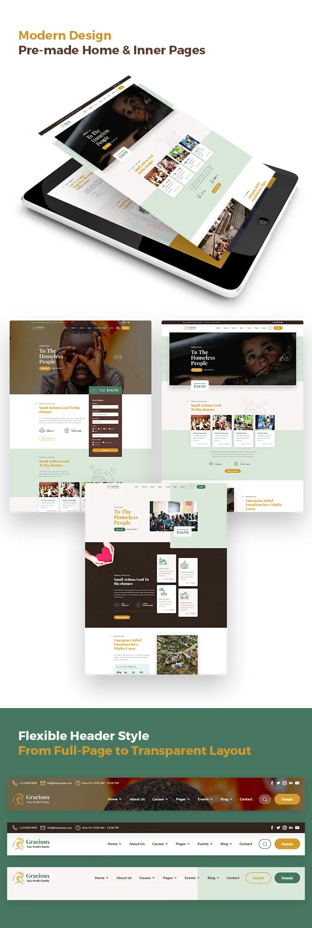 Gracious - Charity and Donation HTML Template | Themeforest