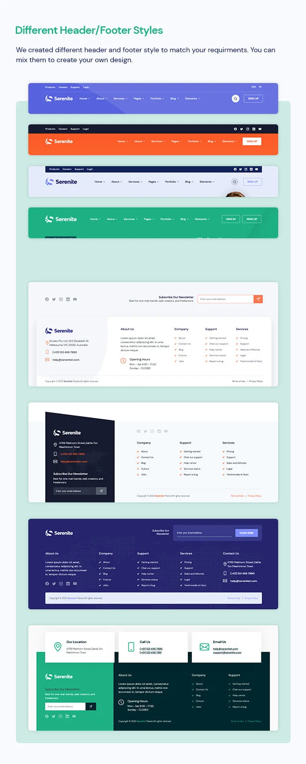 Serenite Saas Software Landing & Startup Agency Template | Themeforest